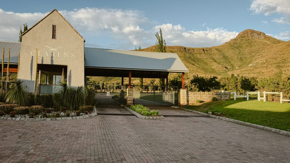 The manned estate entrance